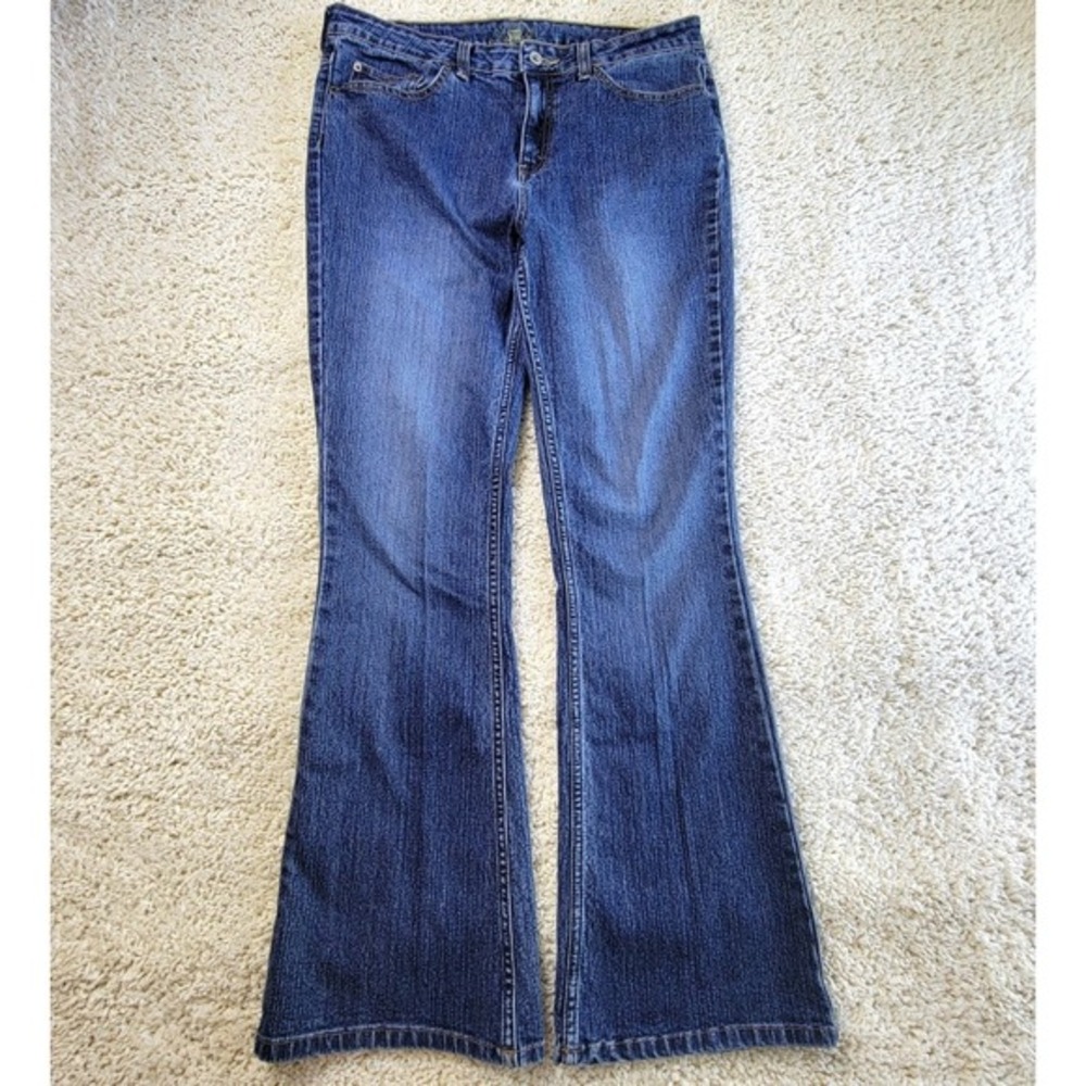 US Polo Assn Womens Bell Bottom Jeans Denim Pants 27011351 Size 12 - Picture 1 of 15